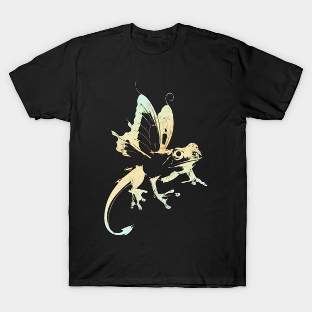 Fantasy Frog - Gradient V6 T-Shirt by Scailaret